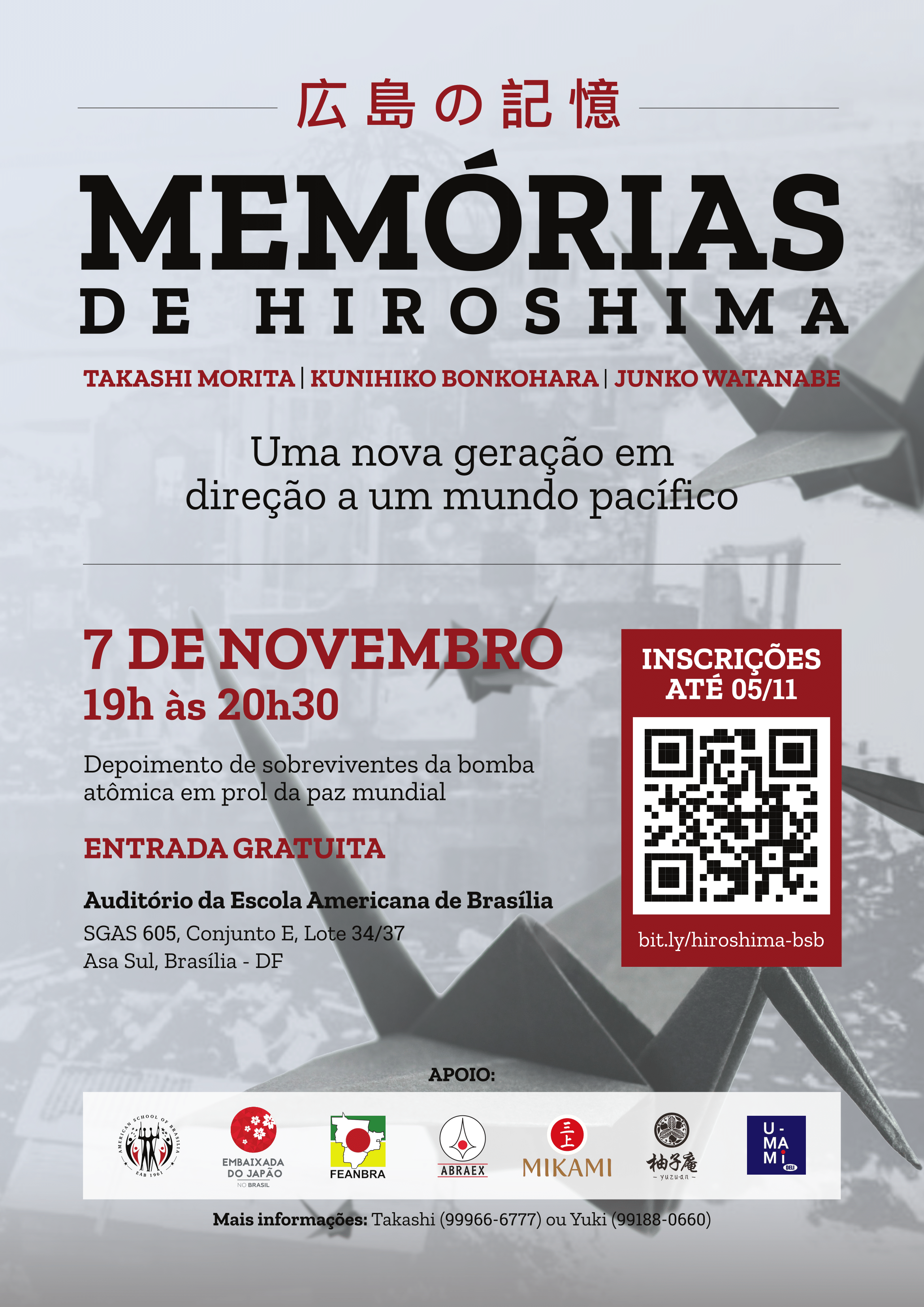 Palestra - Memórias de Hiroshima - Abraex