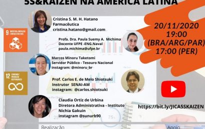 20/11/2020 – Experiências inovadoras do 5S e Kaizen na América Latina